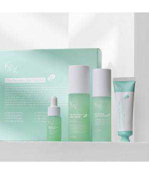 CICA RECOVERY KIT. Бокс из 4-х продуктов для восстановления реактивной кожи в дом. уходе после агрессивных проф. процедур или для ежедневного ухода за гиперчувствительной кожей. Клеточная формула с Центелла Азиатика и 30 активными ингредиентами!
