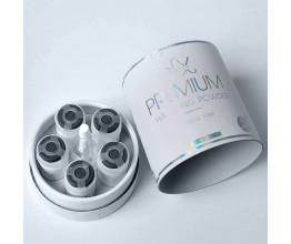 PREMIUM FILLING POWDER.  Безін'єкційний філер зі 100% нано-порошку Гіалуронової кислоти для застосування на зонах зморшок (для мікронідлінгу, дермапену та проф. доглядів). Бокс з 5 ампул х 2 гр