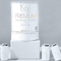 PREMIUM FILLING POWDER.  Безинъекционный филлер из 100% нано-порошка Гиалуроновой кислоты для применения на зоны морщин (для микронидлинга, дермапена та проф. уходов). Бокс из 5 ампул х 2 гр