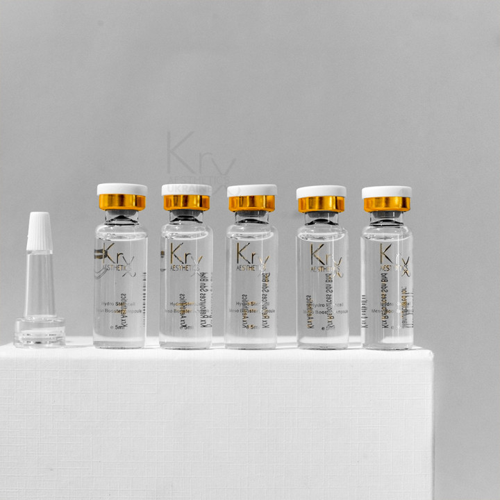 HYDRO STEMCELL MESO BOOSTER AMPOULE. Гелевый бустер-концентрат со Стволовыми Клетками 6-ти ботаникал экстрактов и Гиалуроновой кислотой для глубокого увлажнения всех типов кожи. Ампула 5 мл
