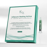 INFLACURE ACTIVE. Концентрат с хлорофиллом и ионами меди для чувствительной кожи с розацеа, куперозом и воспалениями, дозатор 2 мл