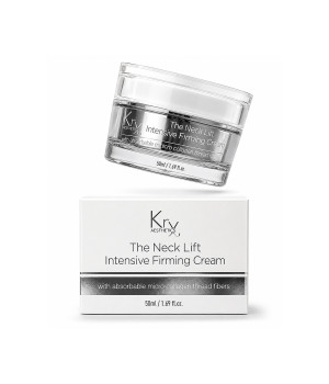 NECK LIFT CREAM. Інтенсивний анти-ейдж крем для шкіри шиї та декольте з 6-ма видами розчинного мікроколагену (колагенові нитки) і 22-ма активними інгредієнтами для клітинного омолодження, 50 гр