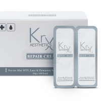 REPAIR CREAM. Крем-репаратор в индивидуальных саше в виде бальзама с системой увлажнения 24Н с маслом Ши и 10 ботаникал экстрактами для восстановления кожи после пилингов, мезотерапии, татуажа. Бокс из 100 саше по 0,8 гр