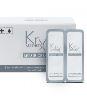 REPAIR CREAM. Крем-репаратор в индивидуальных саше в виде бальзама с системой увлажнения 24Н с маслом Ши и 10 ботаникал экстрактами для восстановления кожи после пилингов, мезотерапии, татуажа. Бокс из 100 саше по 0,8 гр