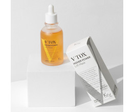 V TOX LIFT MASK. Ультраактивная маска для безинъекционного нитевого лифтинга с 11-ю Пептидами и 6-ю видами Коллагена. Инновационная жидкая формула с трансформацией на коже: высыхание, глянцевый каркас, сильное лифтинговое натяжение, 100 мл