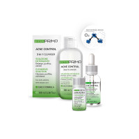 Система дом ухода ACNE CONTROL 24H из трех продуктов: очищение, лечебная гидратация, локальное лечение